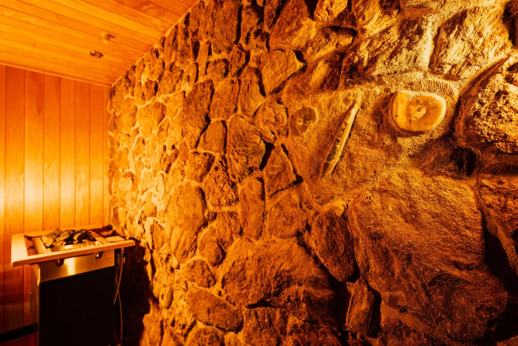 Sauna im Wellnessbereich Alte Kelter des Hotel Landidyll
