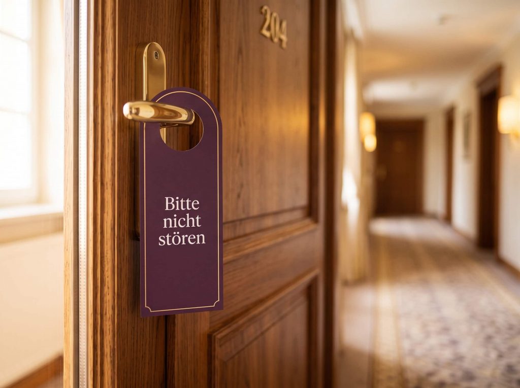 Gemütliches Hotelbett im Morgenlicht — Late Check-out bis 12 Uhr in den STEIGER Hotels
