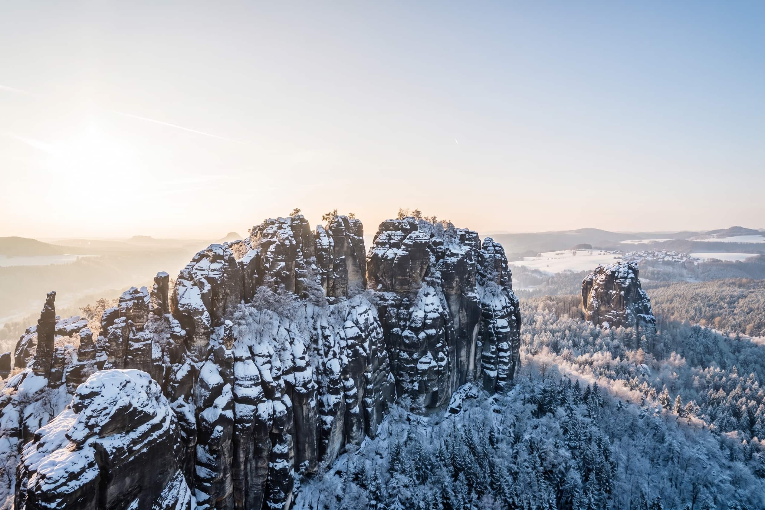 Sächsische Schweiz im Winter