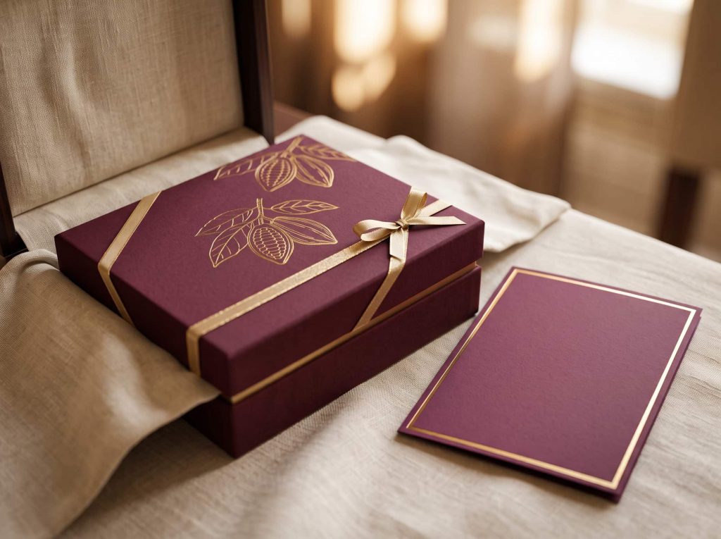 Pralinenbox mit Grußkarte — Süßer Gruß aufs Zimmer in den STEIGER Hotels