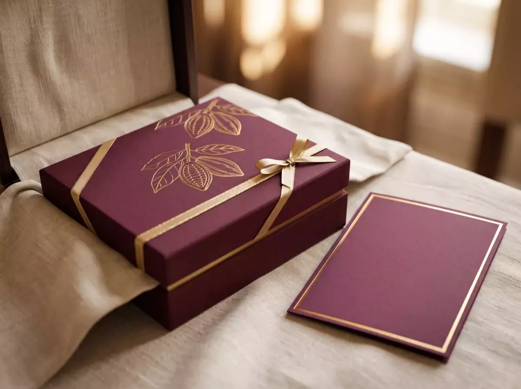 Pralinenbox mit Grußkarte — Süßer Gruß aufs Zimmer in den STEIGER Hotels