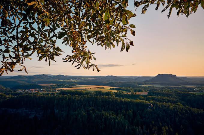 Brand-Aussicht ab Hohnstein